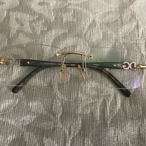 Dolce & Gabbana Rimless Eyeglasses
